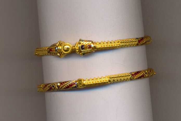 GOLD BANGLE PLAIN FANCY