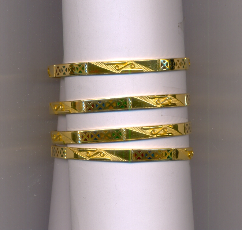 GOLD BANGLE PLAIN FANCY
