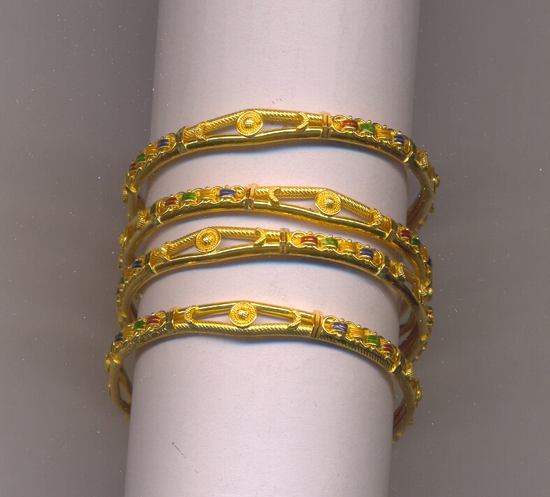 GOLD BANGLE PLAIN FANCY
