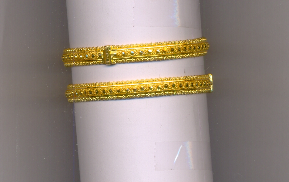 GOLD BANGLE PLAIN FANCY