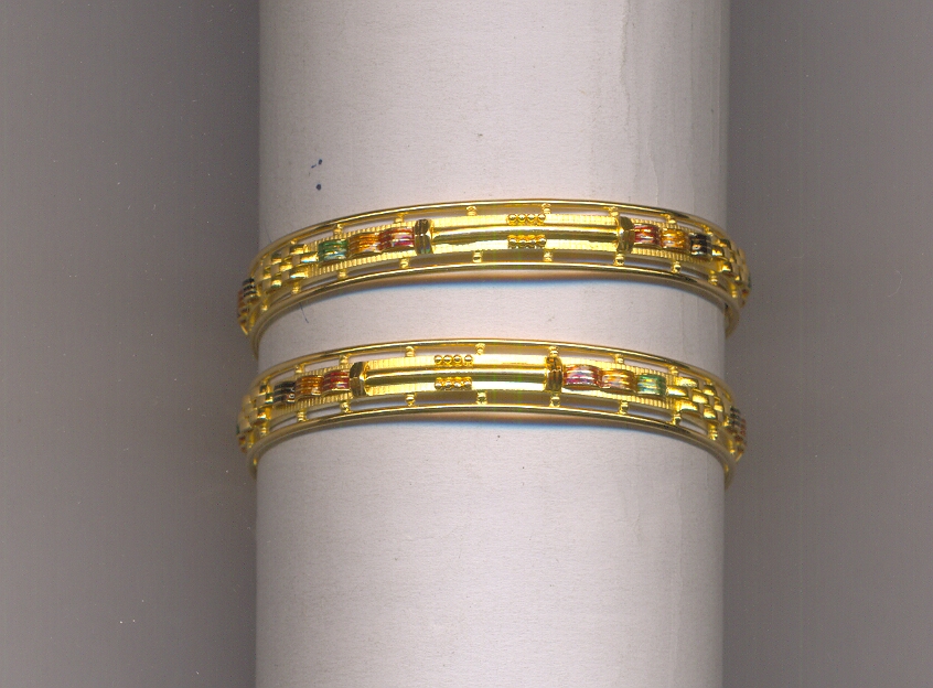 GOLD BANGLE PLAIN FANCY