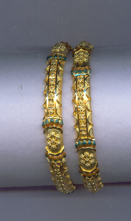 GOLD BANGLE PLAIN FANCY