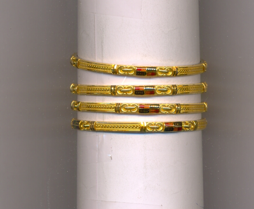 GOLD BANGLE PLAIN FANCY