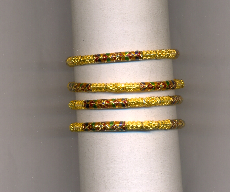GOLD BANGLE PLAIN FANCY