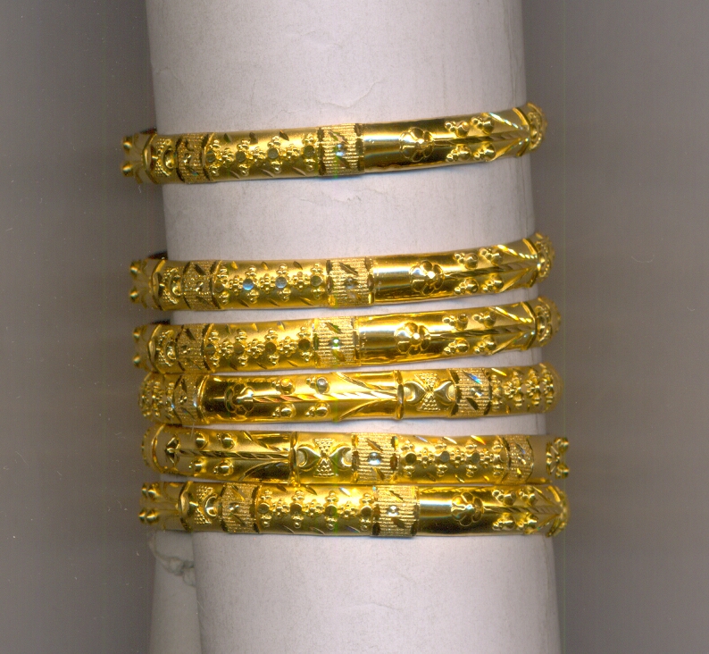 GOLD BANGLE PLAIN FANCY