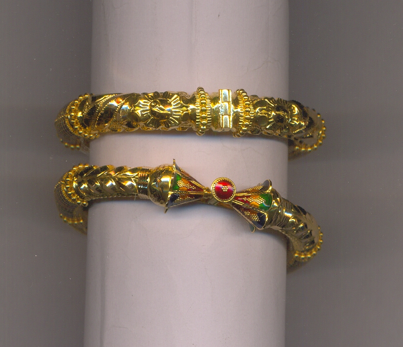GOLD BANGLE PLAIN FANCY
