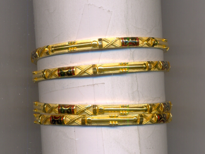 GOLD BANGLE PLAIN FANCY