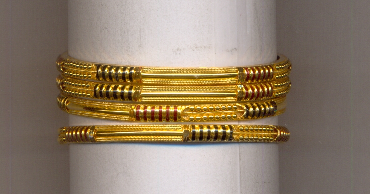 GOLD BANGLE PLAIN FANCY