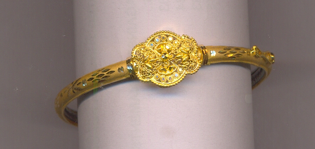 GOLD BANGLE PLAIN FANCY