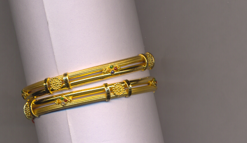 GOLD BANGLE PLAIN FANCY