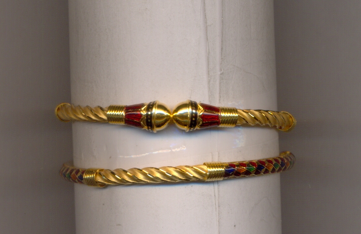 GOLD BANGLE PLAIN FANCY
