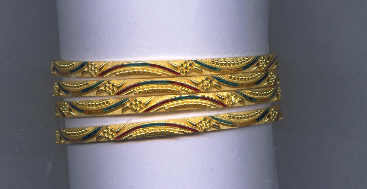 GOLD BANGLE PLAIN FANCY