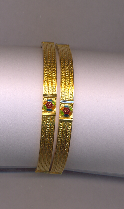 GOLD BANGLE PLAIN FANCY