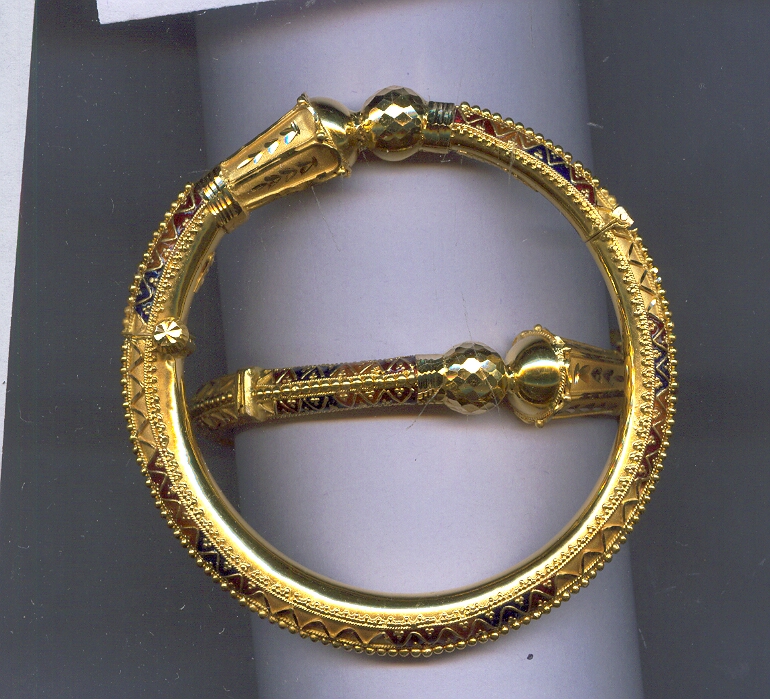 GOLD BANGLE PLAIN FANCY