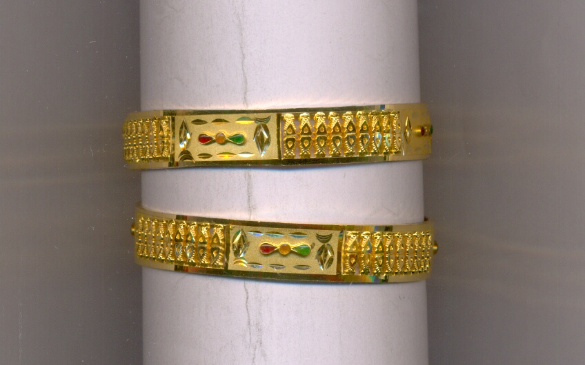 GOLD BANGLE PLAIN FANCY