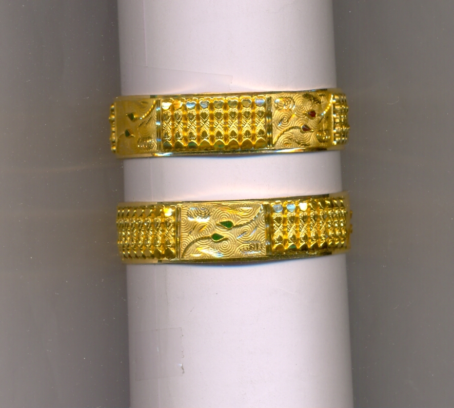 GOLD BANGLE PLAIN FANCY