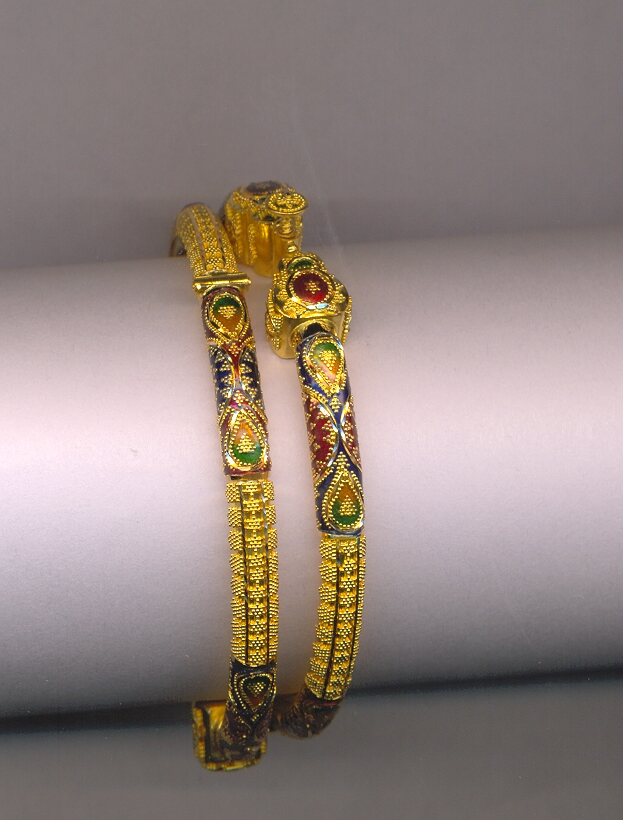 GOLD BANGLE PLAIN FANCY