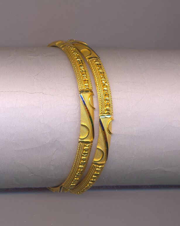 GOLD BANGLE PLAIN FANCY