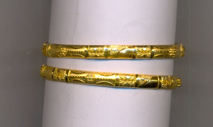 GOLD BANGLE PLAIN FANCY