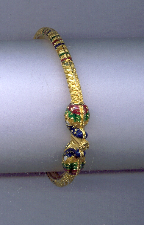 GOLD BANGLE PLAIN FANCY