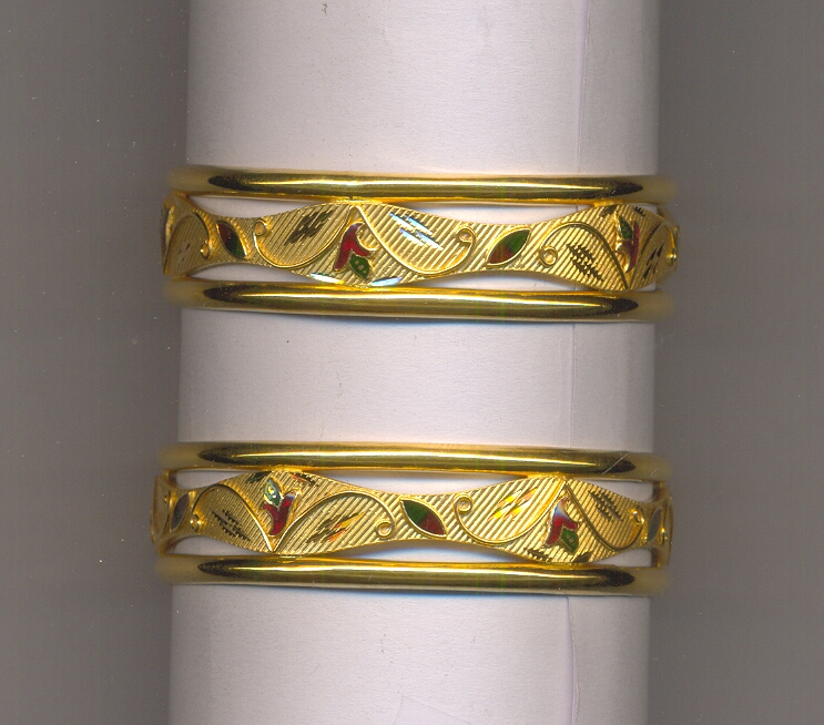 GOLD BANGLE PLAIN FANCY