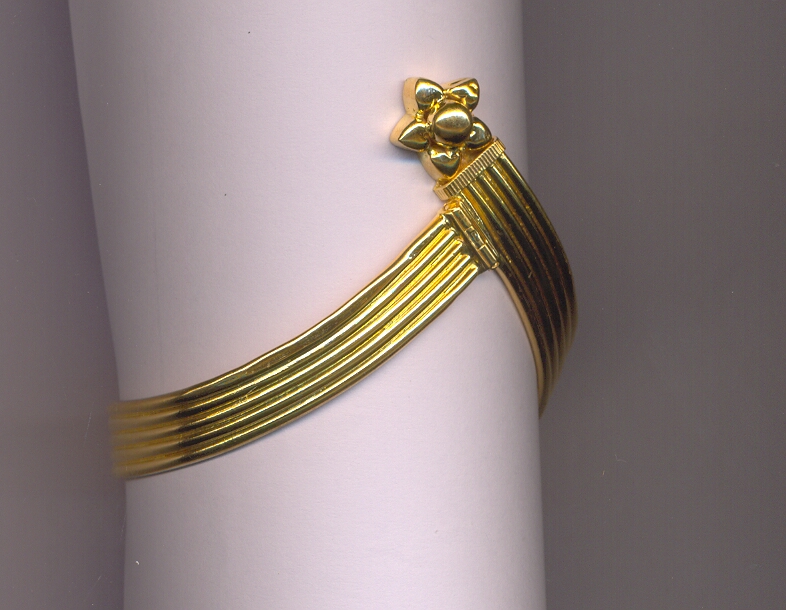 GOLD BANGLE PLAIN FANCY