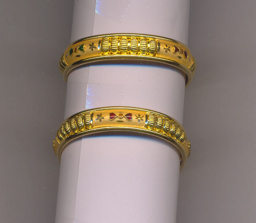 GOLD BANGLE PLAIN FANCY