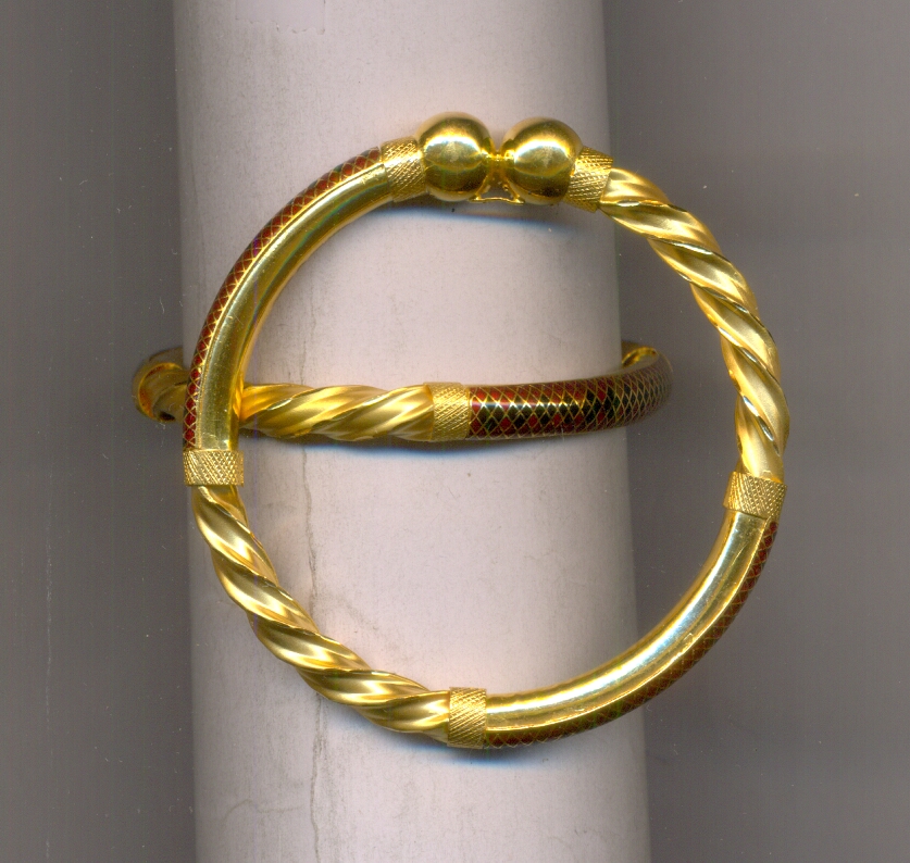 GOLD BANGLE PLAIN FANCY