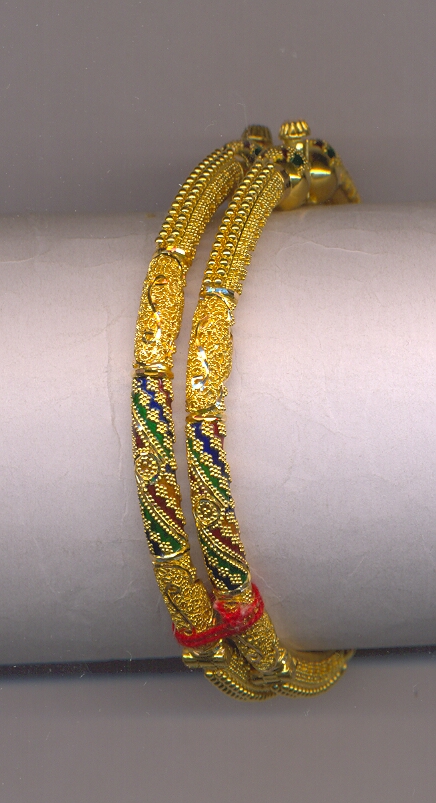 GOLD BANGLE PLAIN FANCY