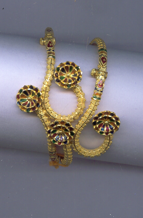 GOLD BANGLE PLAIN FANCY