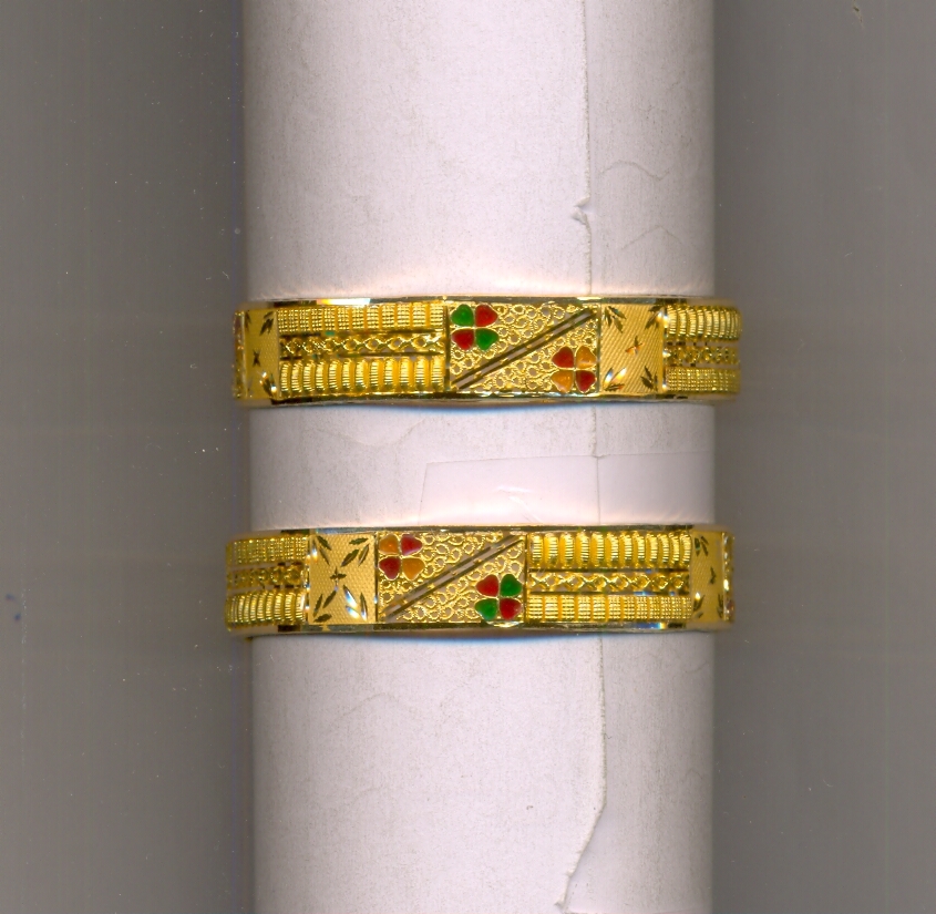 GOLD BANGLE PLAIN FANCY