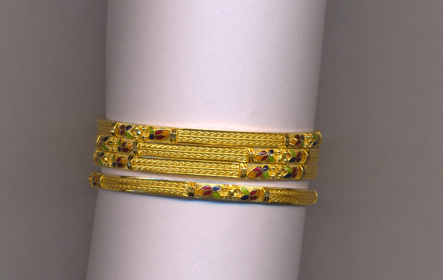 GOLD BANGLE PLAIN FANCY