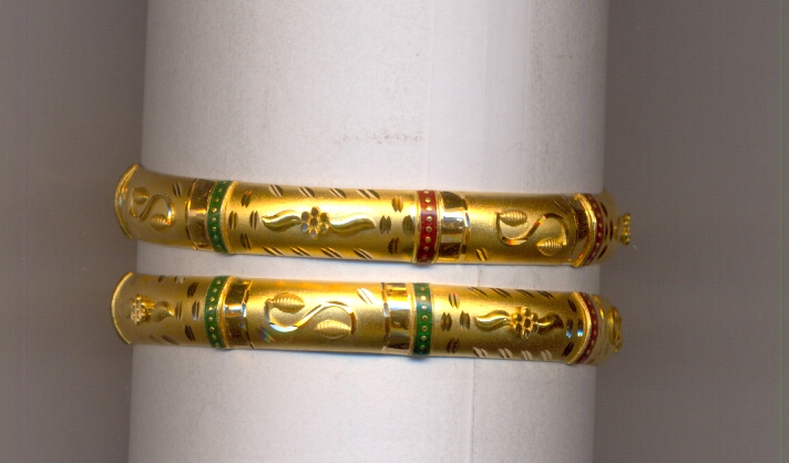 GOLD BANGLE PLAIN FANCY