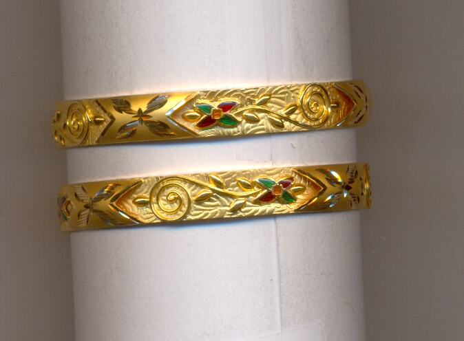 GOLD BANGLE PLAIN FANCY