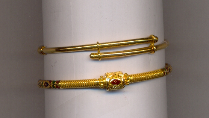 GOLD BANGLE PLAIN FANCY