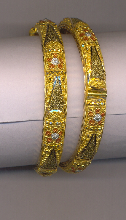 GOLD BANGLE PLAIN FANCY
