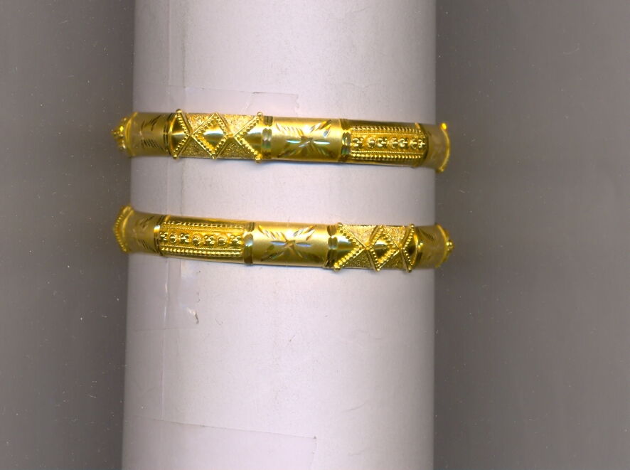 GOLD BANGLE PLAIN FANCY