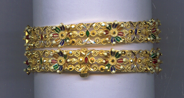 GOLD BANGLE PLAIN FANCY
