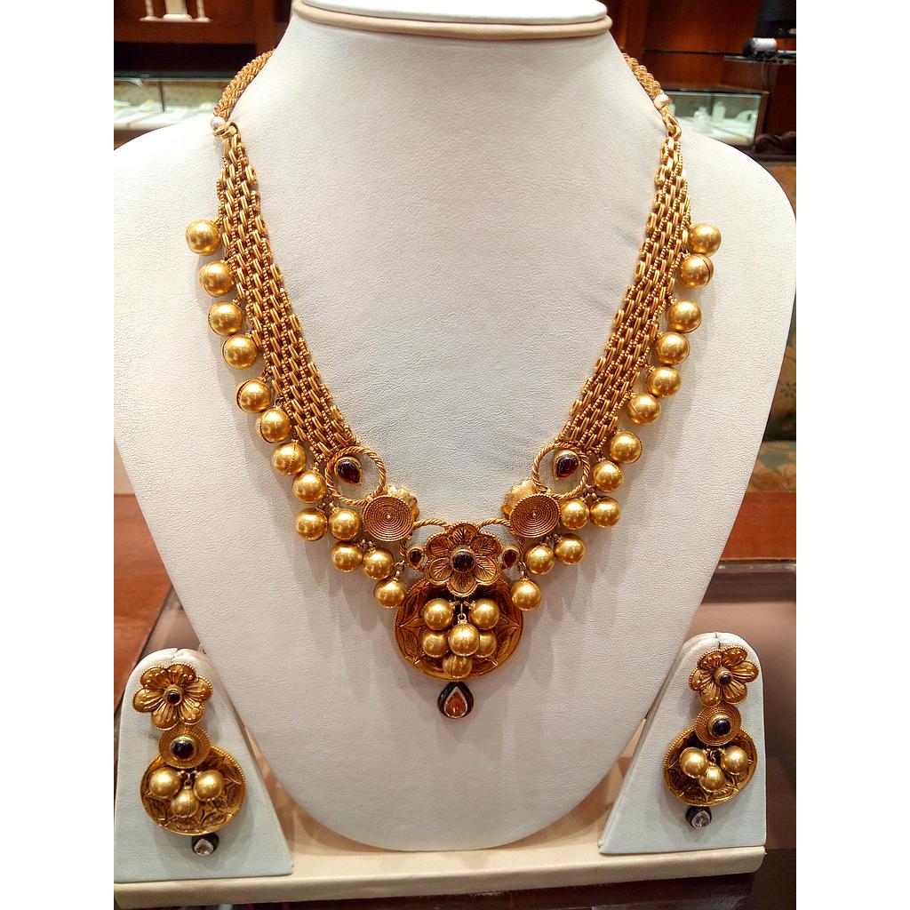 GOLD HALF SET ROUND ANTIQUE EXCLUSIVE