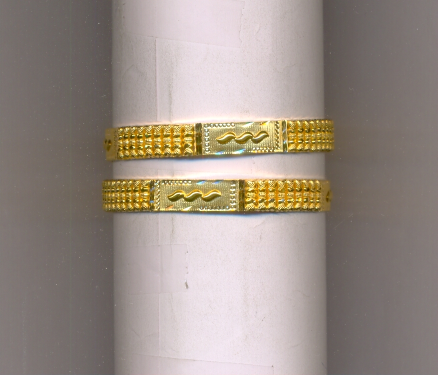 GOLD BANGLE PLAIN FANCY