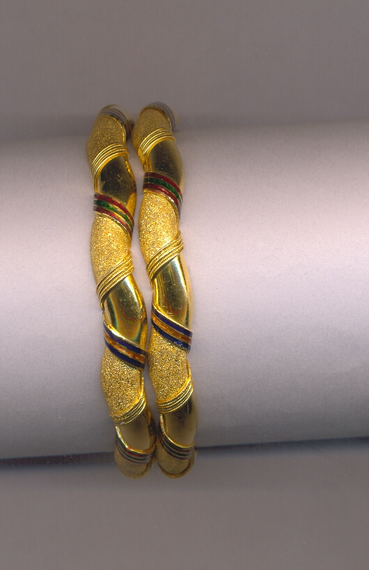 GOLD BANGLE PLAIN FANCY