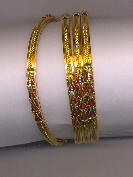 GOLD BANGLE PLAIN FANCY