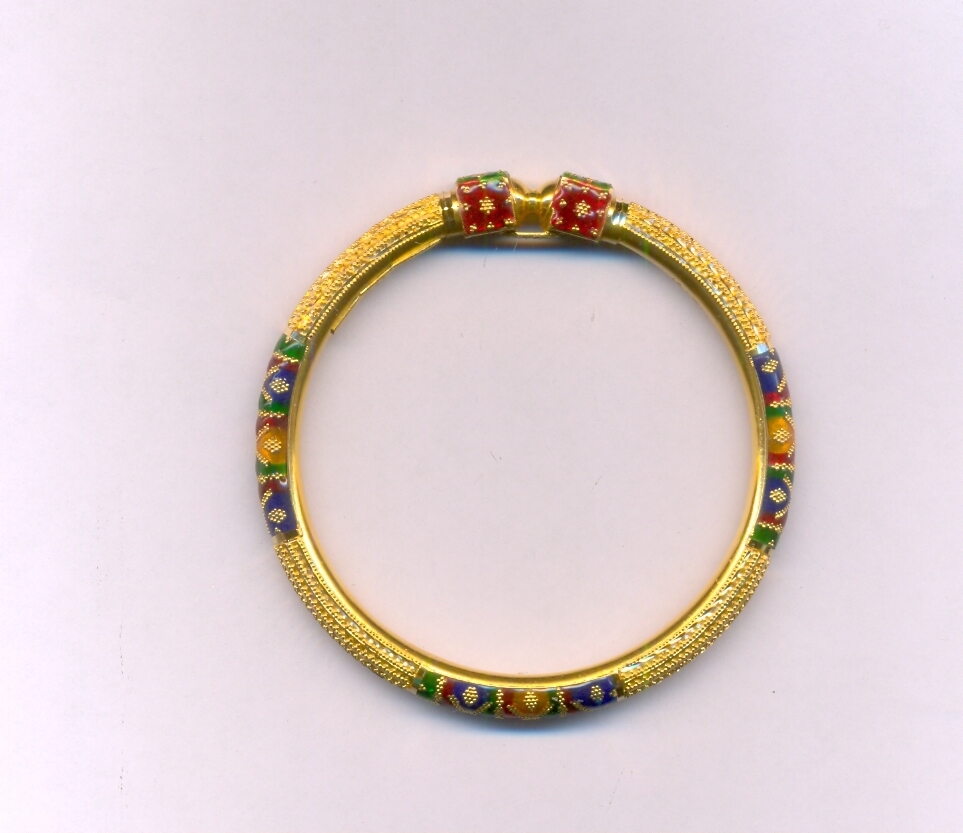 GOLD BANGLE PLAIN FANCY