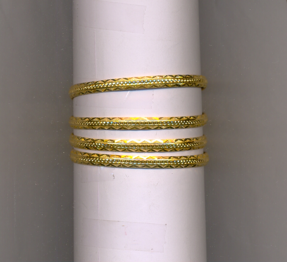 GOLD BANGLE PLAIN FANCY