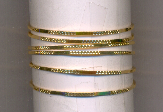 GOLD BANGLE PLAIN FANCY