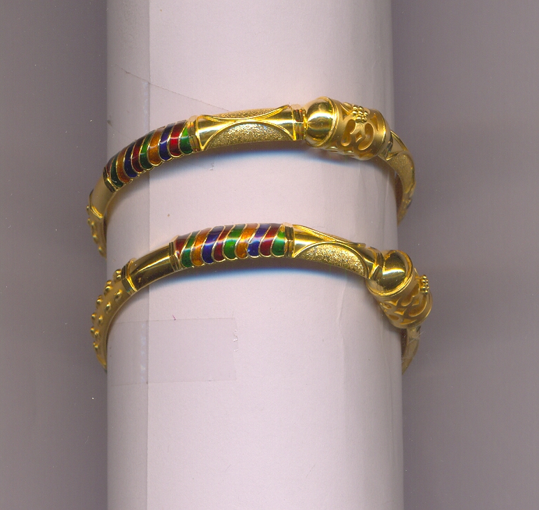 GOLD BANGLE PLAIN FANCY
