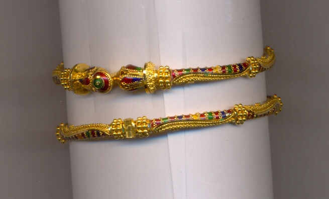 GOLD BANGLE PLAIN FANCY