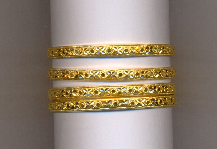 GOLD BANGLE PLAIN FANCY