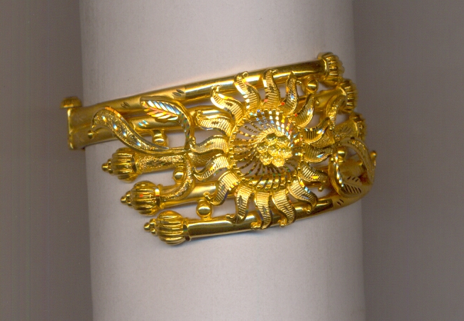 GOLD BANGLE PLAIN FANCY