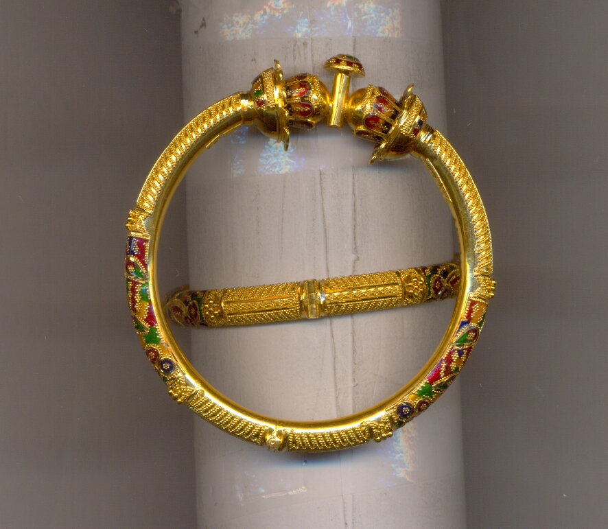 GOLD BANGLE PLAIN FANCY